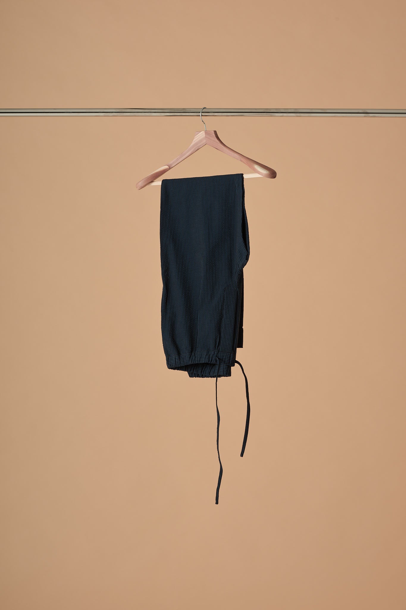 Navy Seersucker Pants