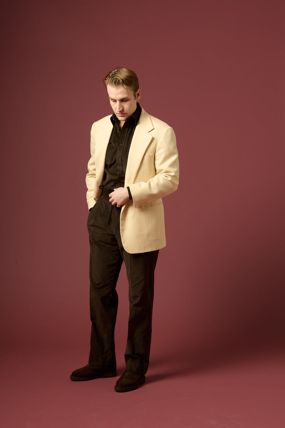 Chocolate Baby Cord Pants