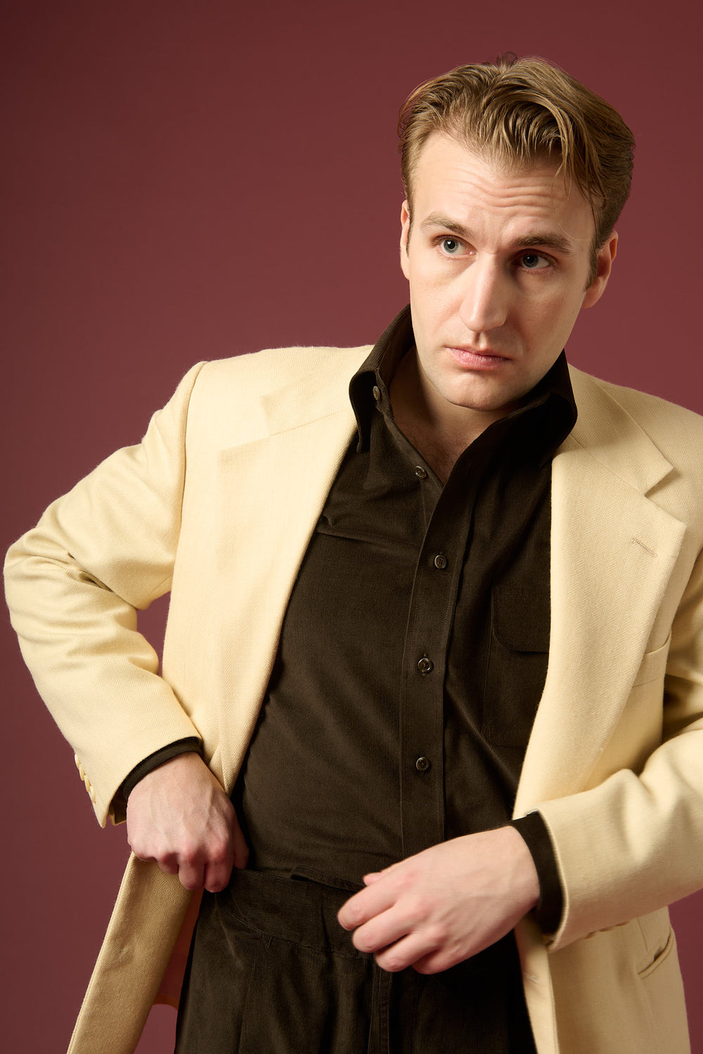 Chocolate Baby Cord Pants