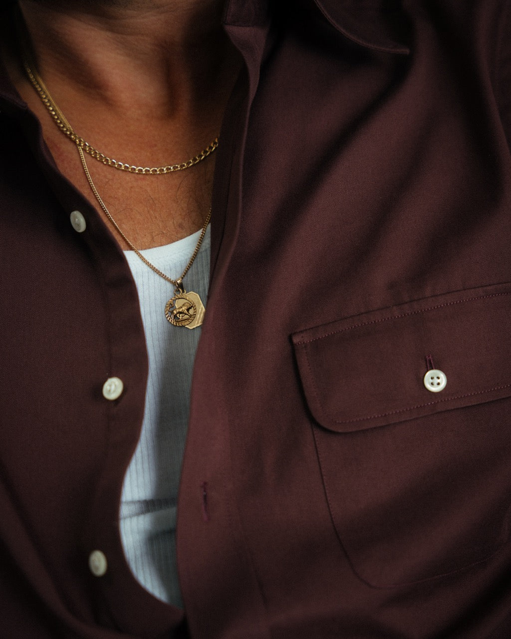 Burgundy Twill