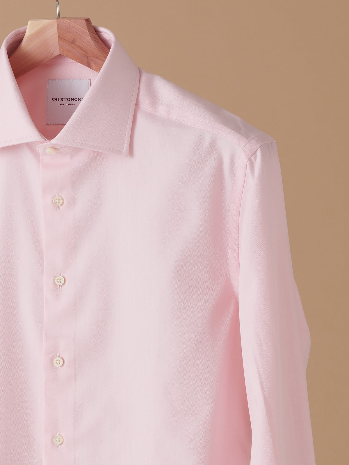 Pink Herringbone